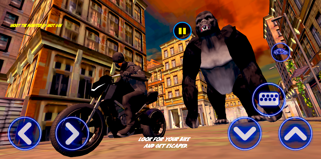 Gorilla Kong Kaiju City Beasts ภาพหน้าจอ 2