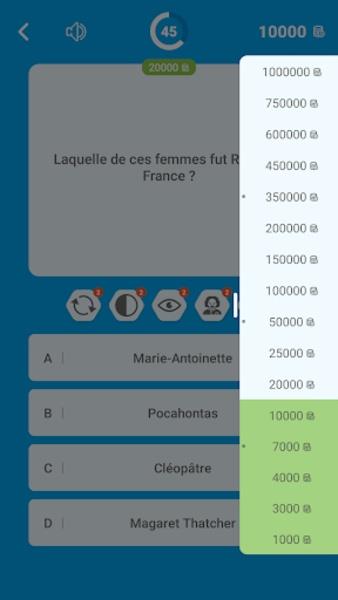 Millions Quiz - Français スクリーンショット 3