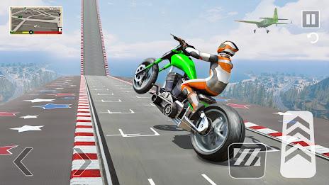 Mega Ramp Stunt Bike Games 3D Schermafbeelding 2