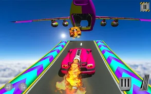 Schermata Rocket Car Racing Stunts 1