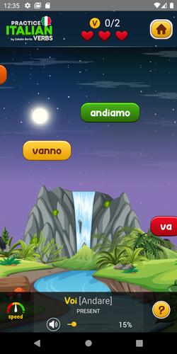 Learn Italian Verbs Game Captura de pantalla 0