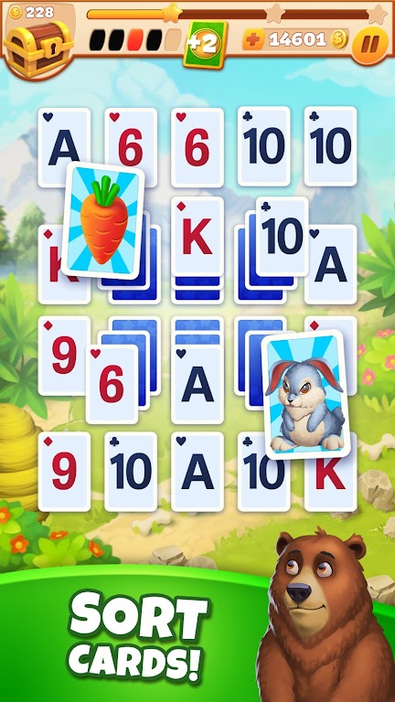 Solitaire Tarot: Fun Card Patience & Travelling ภาพหน้าจอ 1