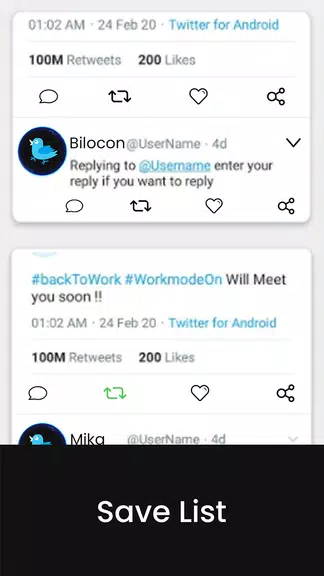 Fake Tweet-Post Creator Captura de tela 3