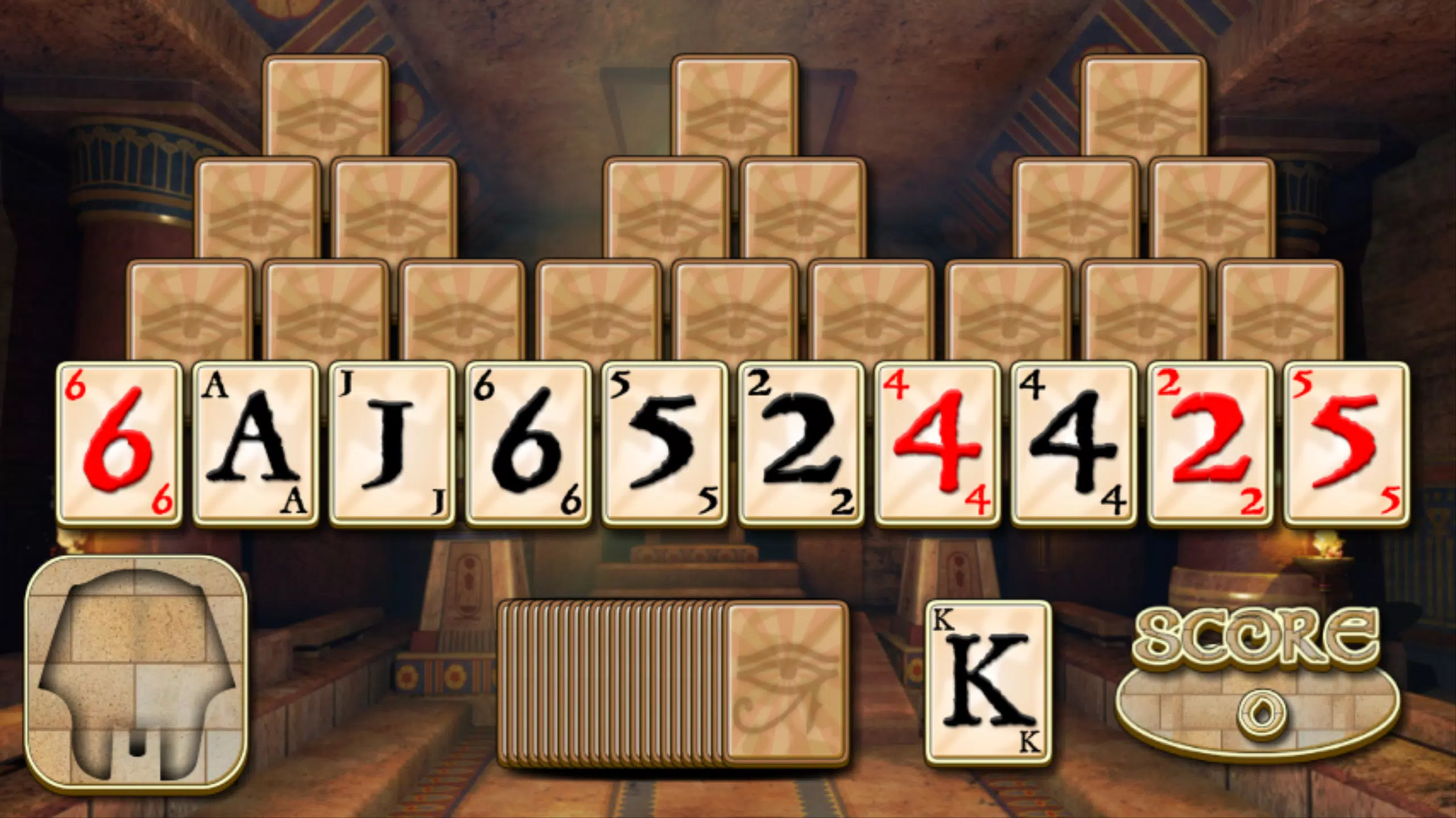 Egypt Solitaire ဖန်သားပြင်ဓာတ်ပုံ 2
