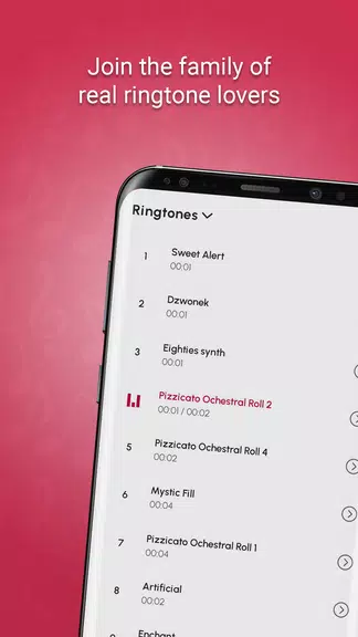 SMS Ringtones Pro: Sounds Captura de pantalla 0