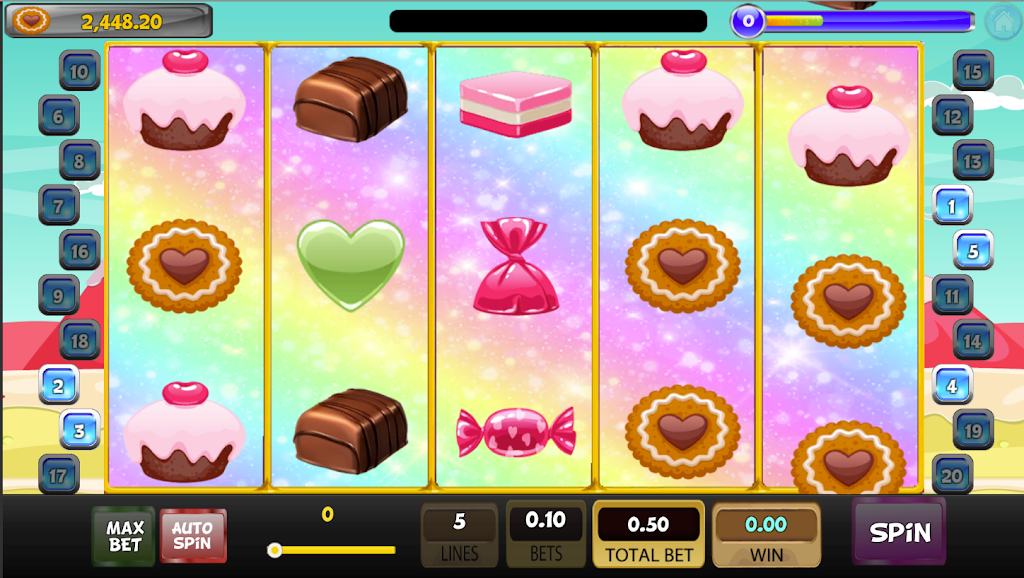 Candy Sweet Slot machine Schermafbeelding 3