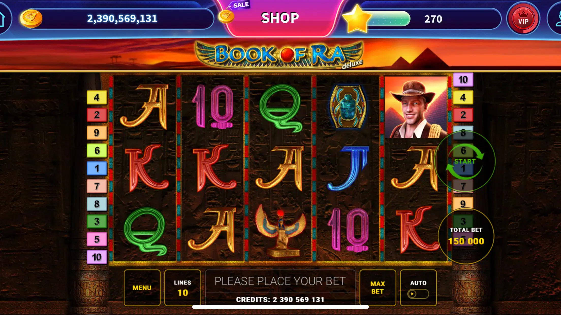 Book of Ra™ Deluxe Slot Ekran Görüntüsü 0