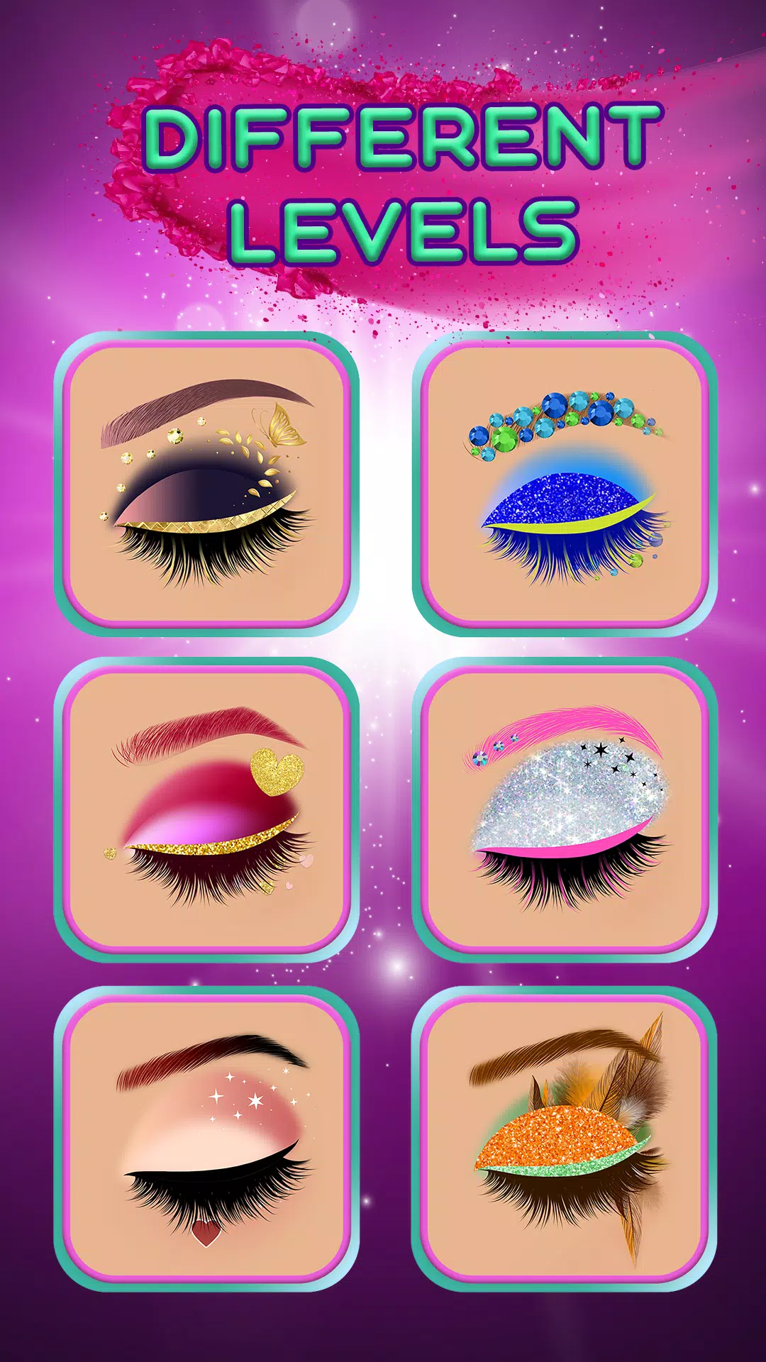 Eye makeup for girls ภาพหน้าจอ 1