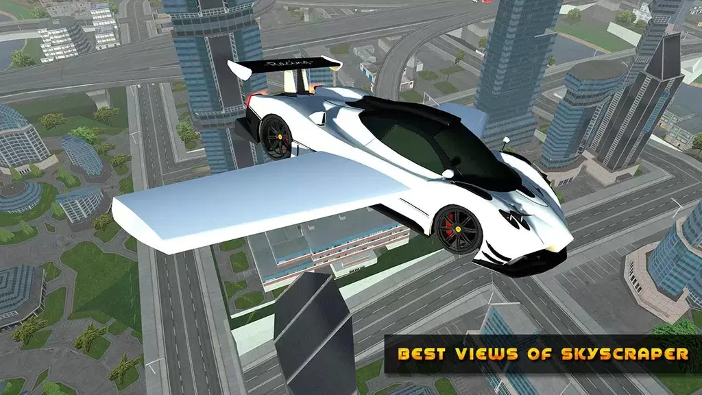 Flying Car Game driving Zrzut ekranu 2