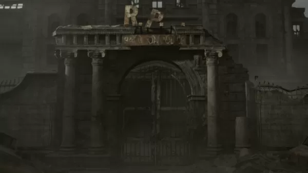 Raccoon Police Department entrance destroyed