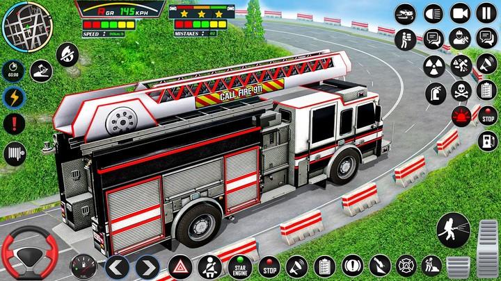 Firefighter: FireTruck Games ဖန်သားပြင်ဓာတ်ပုံ 2