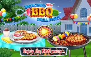 Backyard BBQ Grill Party Screenshot 0