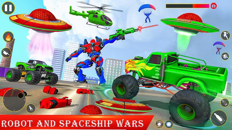 Spaceship Robot Transform Game Ekran Görüntüsü 0