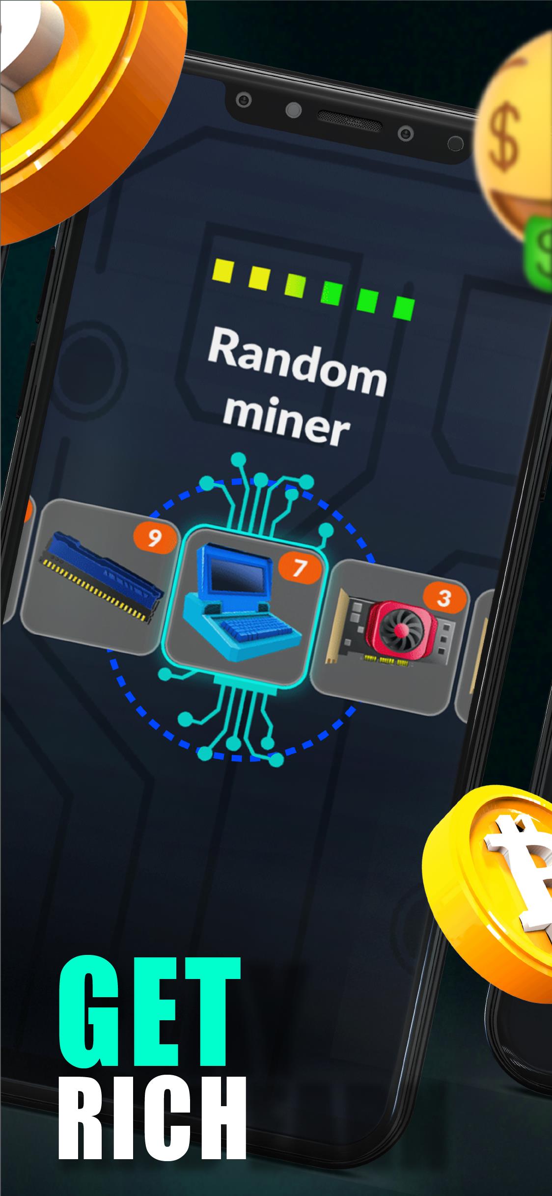 Merge Crypto Miner: Earn Money Captura de tela 1