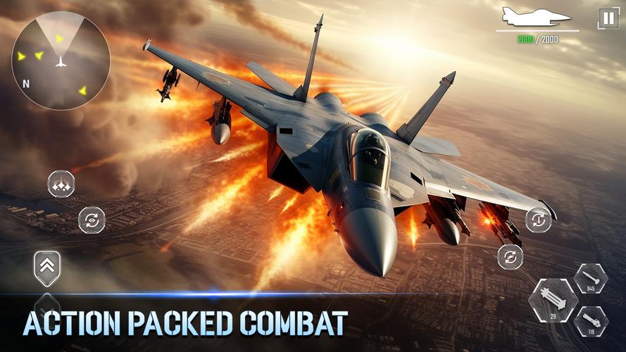 Aircraft Strike: Jet Fighter Capture d'écran 0