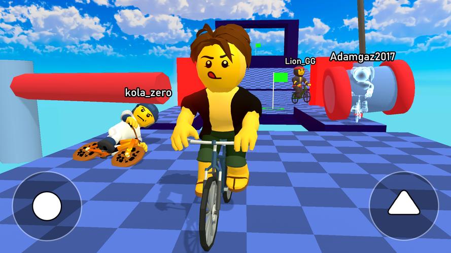Schermata Obby bike: Parkour Adventure 1