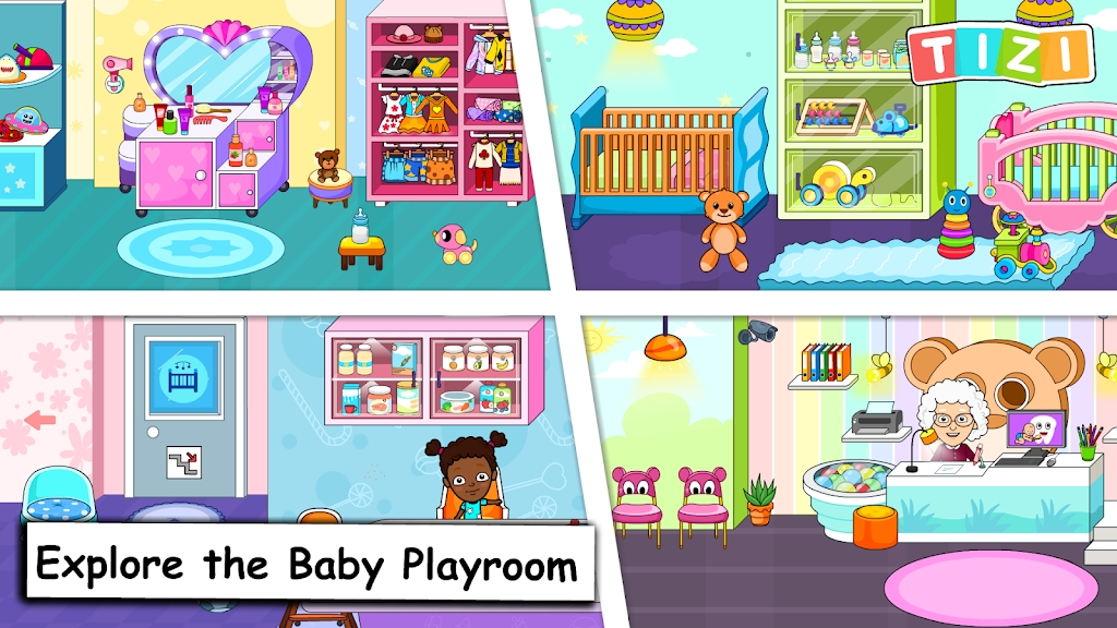 My Tizi Town Daycare Baby Game Tangkapan skrin 1