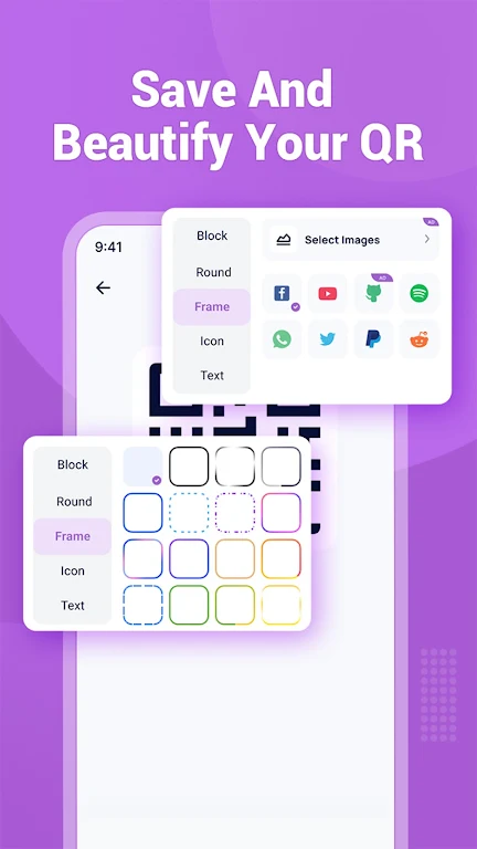 ScanQR:Purple ภาพหน้าจอ 2