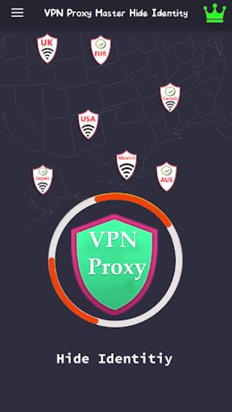 VPN Proxy Master Hide Identity Capture d'écran 1