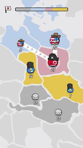 Country Balls: World Clash Captura de tela 1