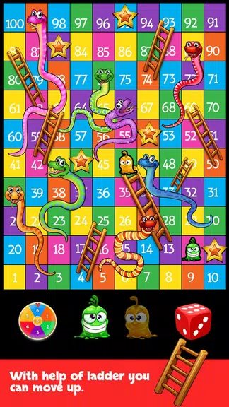 Snakes and Ladders - Dice Game স্ক্রিনশট 1