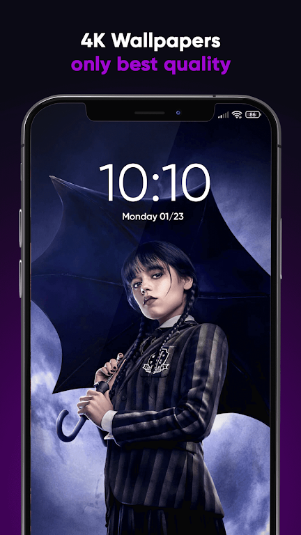 Wednesday Addams Wallpapers HD スクリーンショット 1