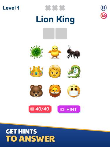 Emoji Quiz應用截圖第1張
