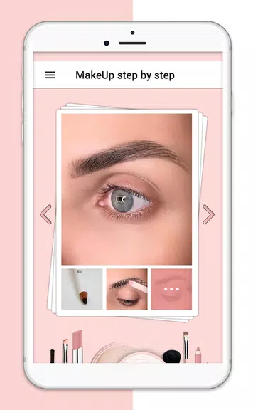 Makeup Tutorial step by step 스크린샷 2
