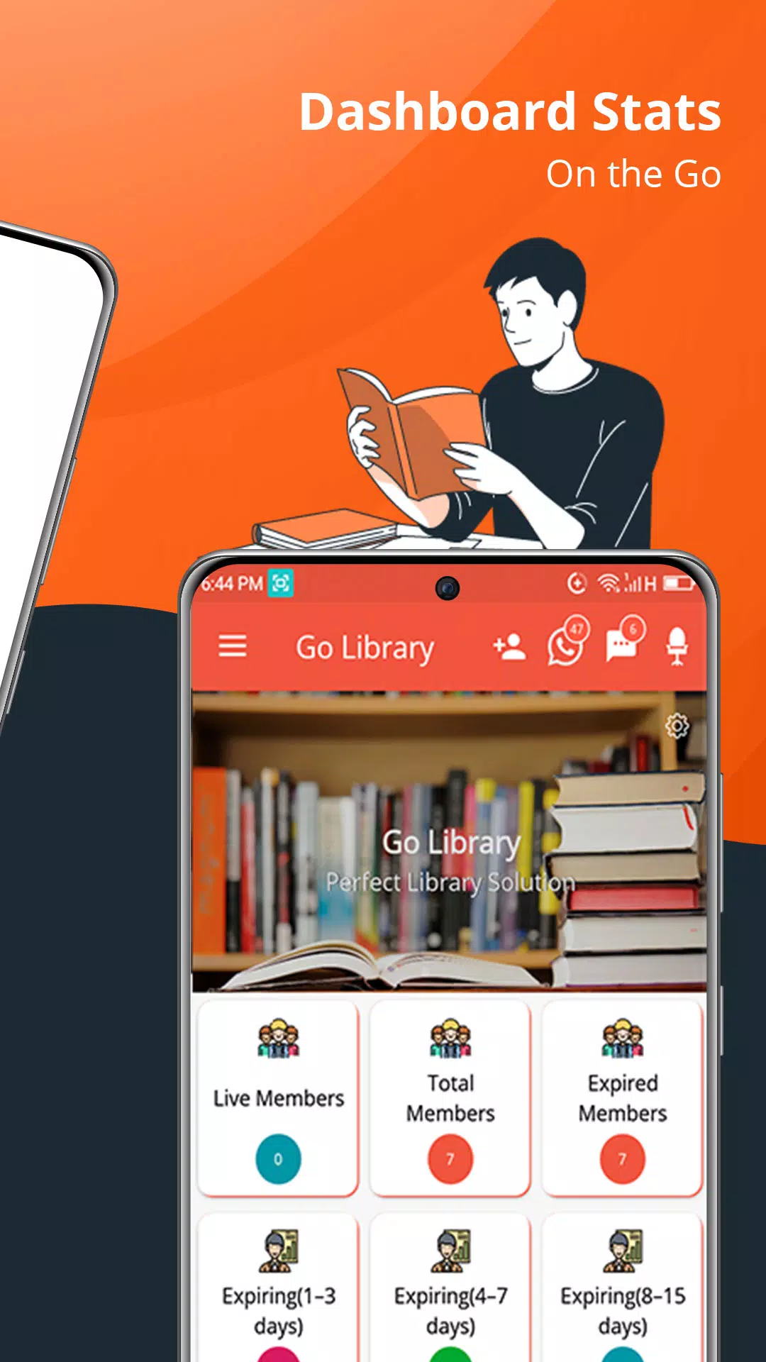 Schermata GoLibrary Library Manager App 1