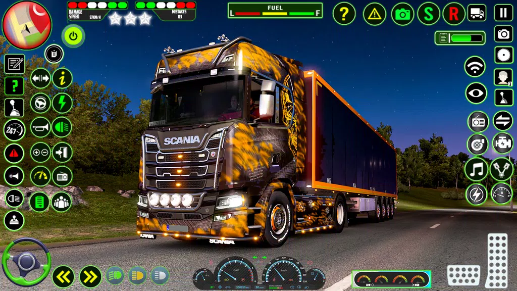 Euro Truck Driving- Truck Game Tangkapan skrin 0