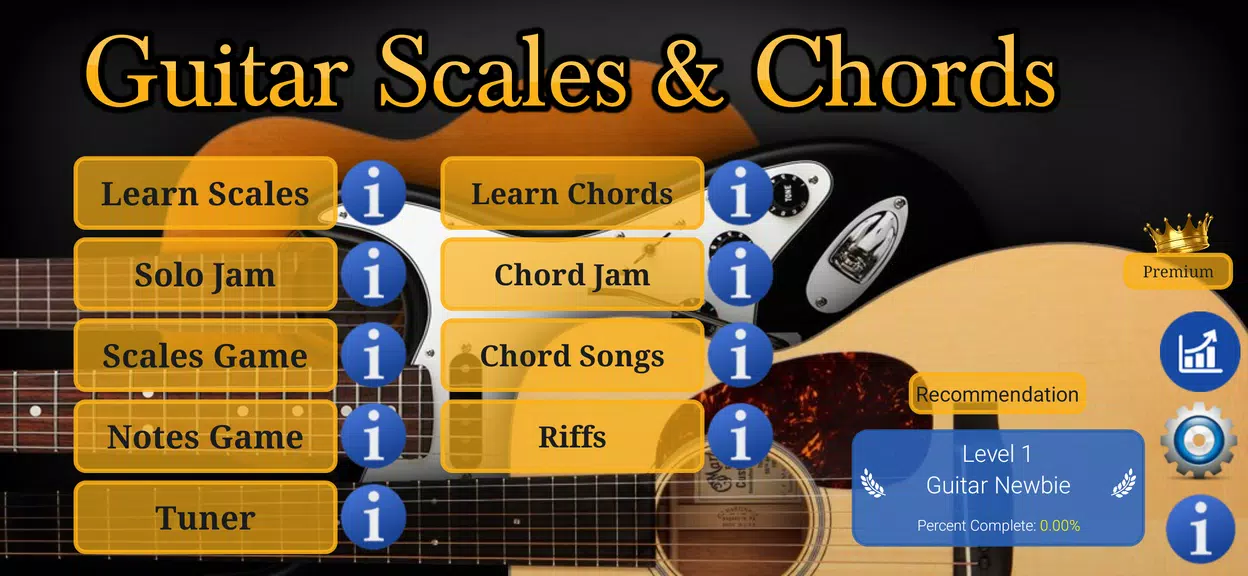 Guitar Scales & Chords Ekran Görüntüsü 0