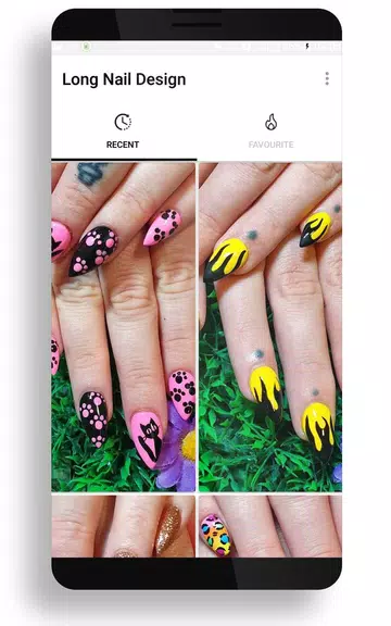 Long Nail Design Schermafbeelding 1