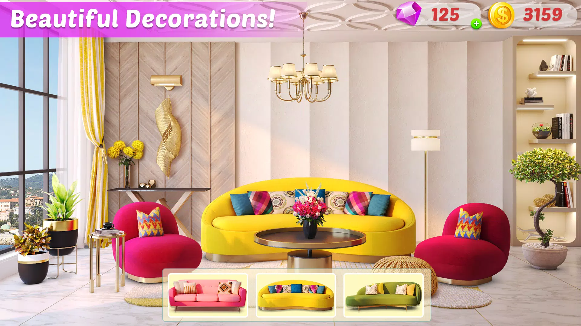 Redesign – My Home Design Game Captura de pantalla 2