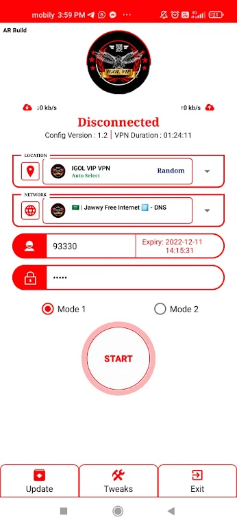 IGOL VIP - VPN Ekran Görüntüsü 0