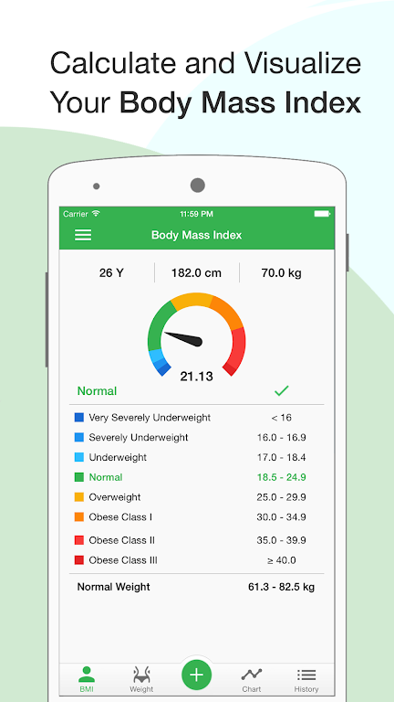 BMI Calculator: Weight Tracker应用截图第0张