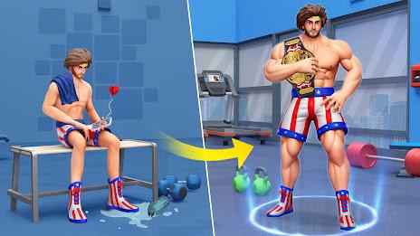 Slap & Punch:Gym Fighting Game Captura de tela 0