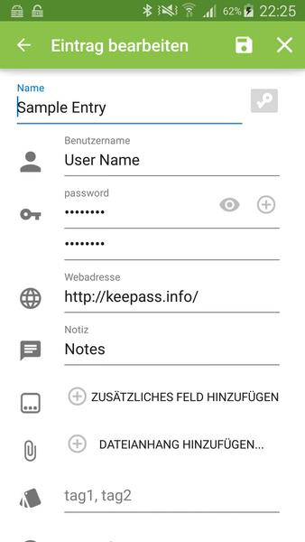 Schermata Keepass2Android 0