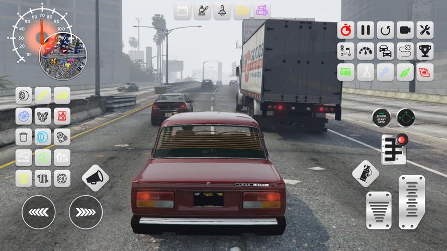 Lada 2107 Tuning Russian City スクリーンショット 1