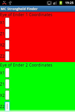 MC Stronghold Finder Zrzut ekranu 0