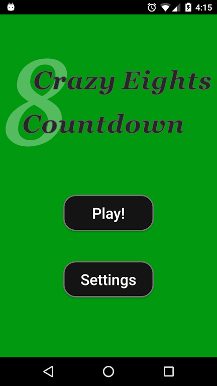 Crazy Eights Countdown Screenshot 0