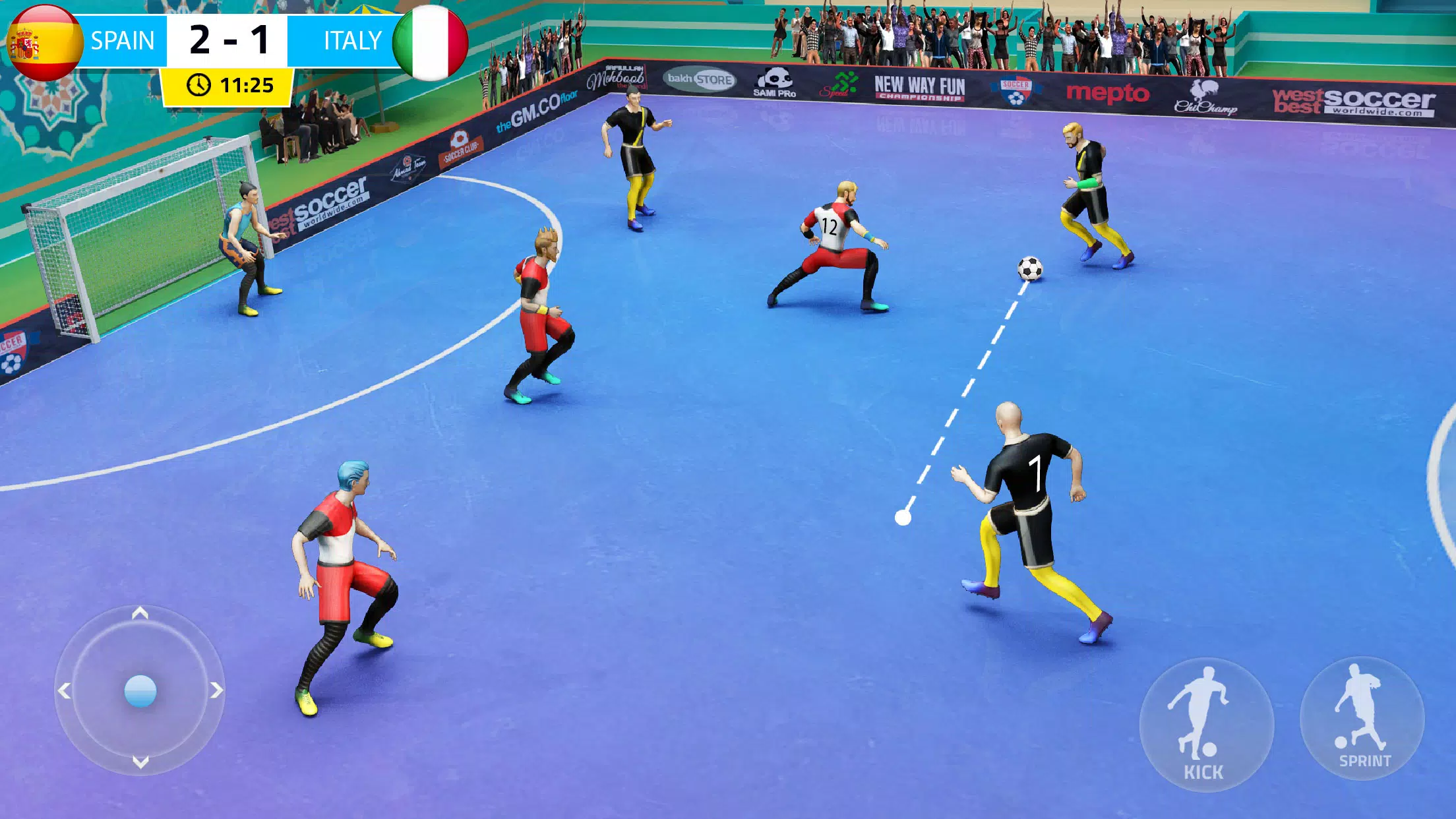 Indoor Futsal: Football Games Screenshot 1