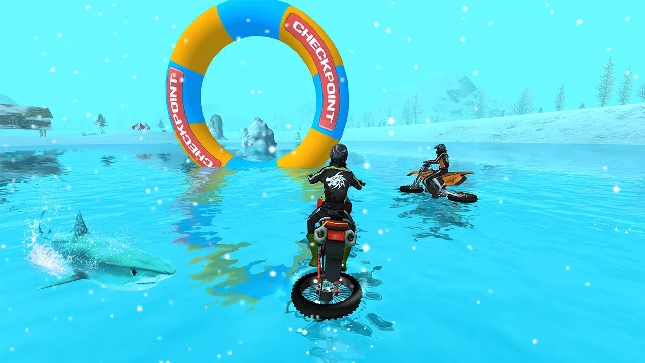 Bike Racing : Water Bike Games स्क्रीनशॉट 0