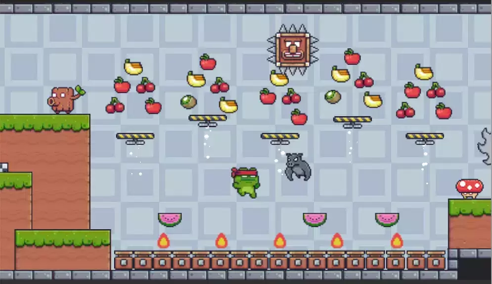 Super Frog Hero Pineapple Capture d'écran 2