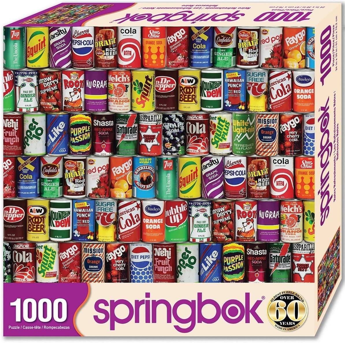 Springbok Retro Refreshments Jigsaw Puzzle