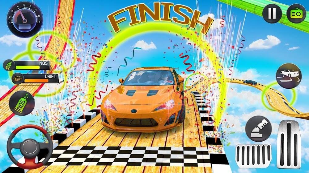 Mega Ramp Car Stunts Race スクリーンショット 3