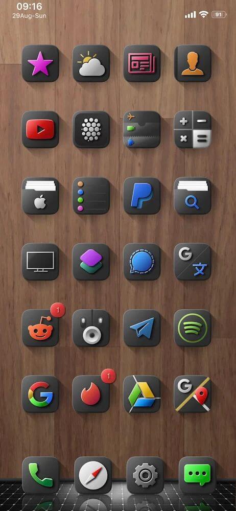 Shiiny Icon Pack Mod Captura de pantalla 2