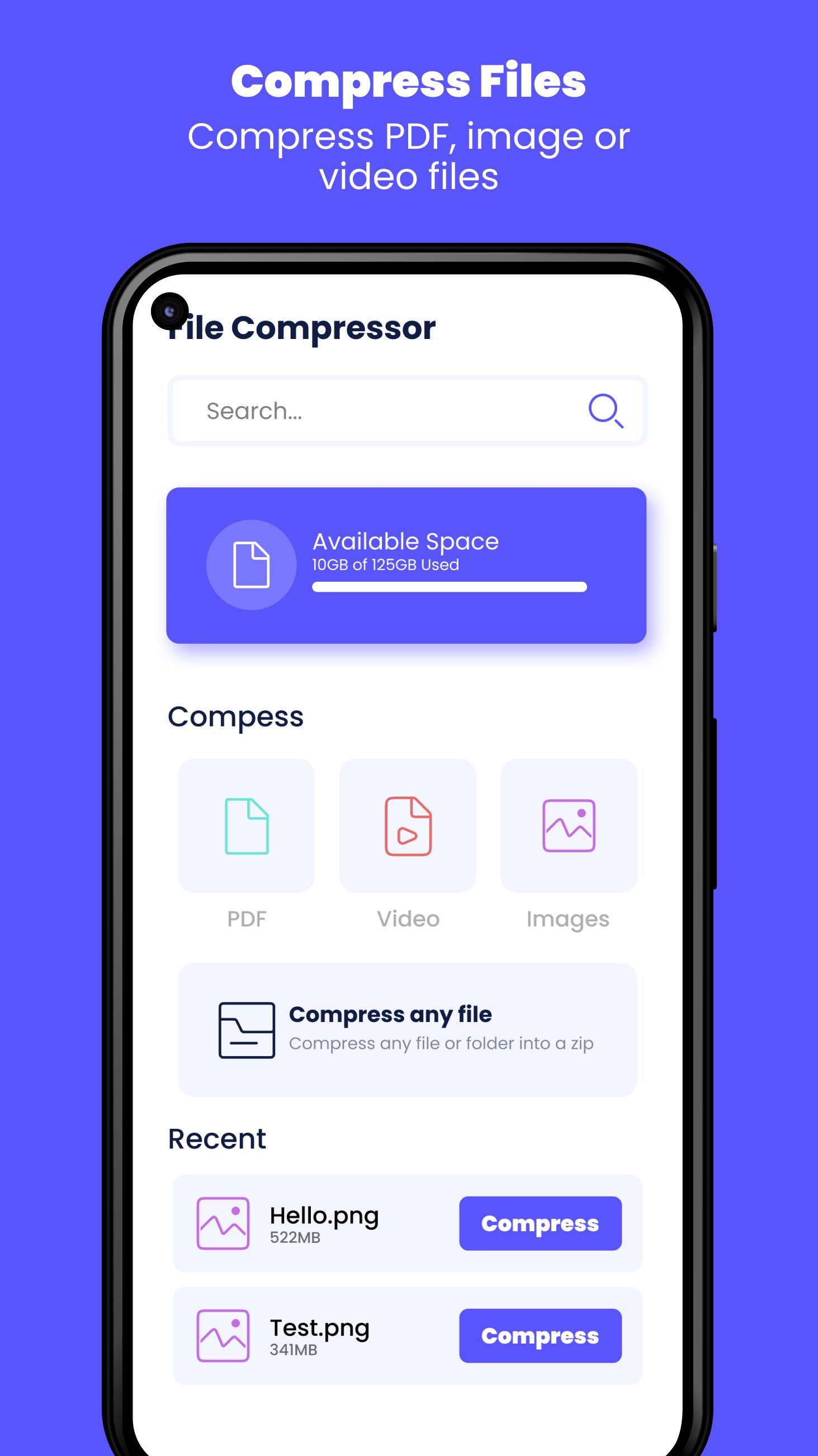 File Compressor: Compress File应用截图第2张