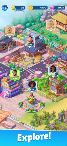 Food and Travel: Merge Game স্ক্রিনশট 2