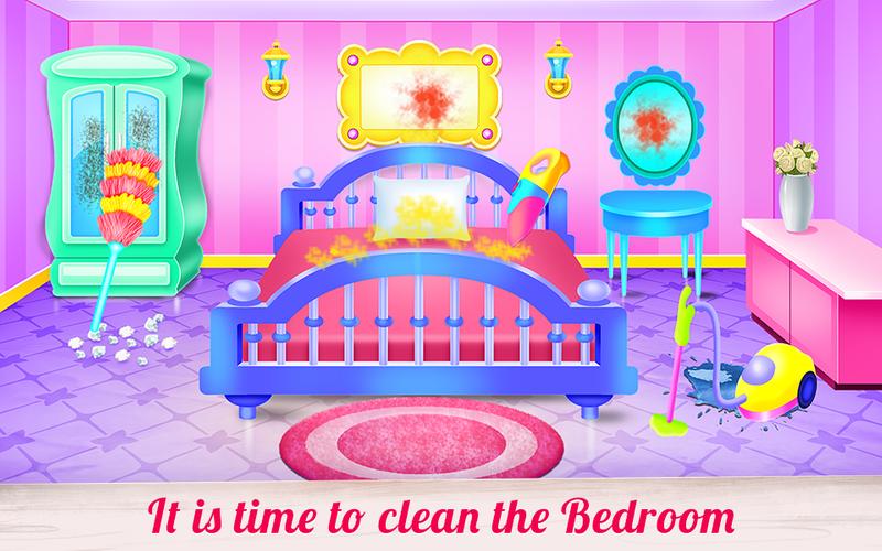 Doll House Cleaning Decoration Captura de tela 0