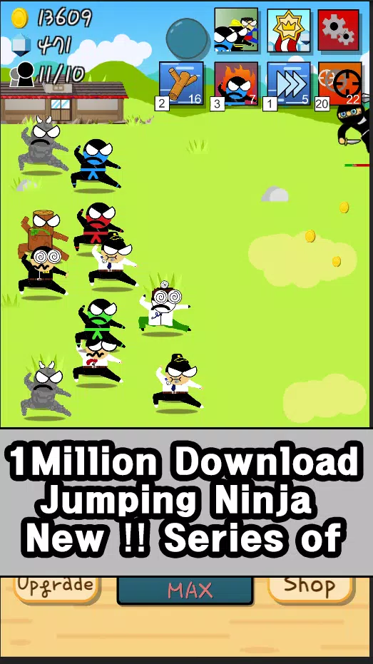 Ninja Growth - Brand new clicker game Mod Ảnh chụp màn hình 1